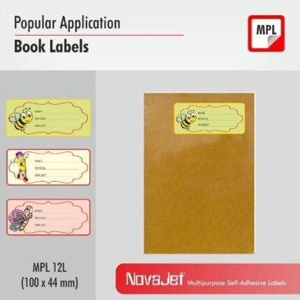 NovaJet Multipurpose Label 12L-100 x 44 WR - MPL 12L