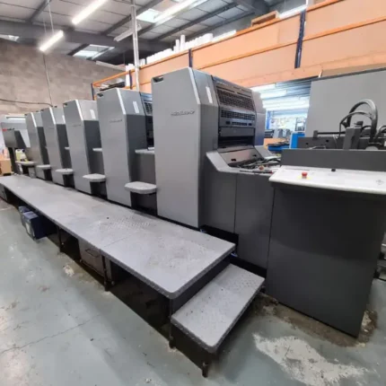 Heidelberg SM 74-5 P3 – ماكينة طباعة أوفست - 5 ألوان مع نظام قلب الورق – 74 × 53 سم – 2002