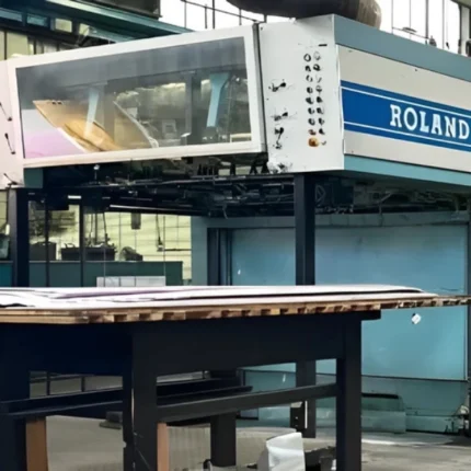 ROLAND R802-7b ماكينة طباعة أوفست –2 لون – 120×160 سم – 1981