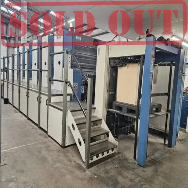 KBA Rapida 105-6 CX PWHA Hybrid 105×72 cm 2003 Offset Printing Machine (SOLD)