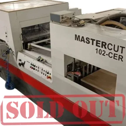 ماكينة بوبست 102 CER II Mastercut | داي كت أوتوماتيك مع تجريد وتفريغ – مقاس 102 × 72 سم – موديل 1998 (SOLD)