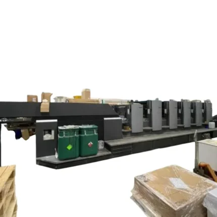 ماكينة هايدلبرج CD 102-5 LX2 أوفست 4 ألوان مقاس 102 × 72 سم – موديل 2007 – مع وحدة طلاء