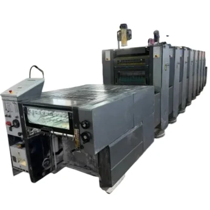 ماكينة هايدلبرج سبيدماستر  52-8 P Axis | أوفست 8 لون بيرفكتور 4/4 – مقاس 52×37 سم – موديل 2005