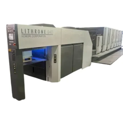 ماكينة كوموري Lithrone GL 640 CX H-UV Hybrid 6 ألوان – مقاس 102 × 72 سم – موديل 2014