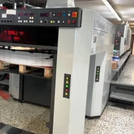 ماكينة كوموري LS 540 CX H UV Hybrid أوفست 5 ألوان مقاس 102 × 72 سم – موديل 2006