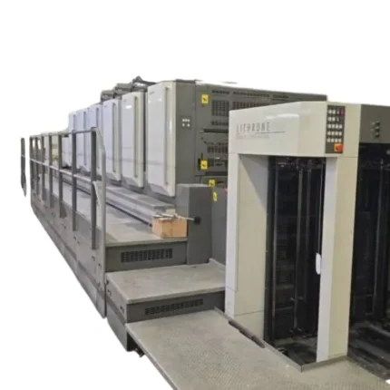 ماكينة كوموري Lithrone LS 640 UV Hybrid 6 ألوان Anilox – مقاس كبير 120 × 72 سم 2008