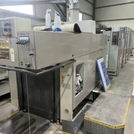 ماكينة مان رولاند 305 L | ماكينة أوفست شيت فيد 5 ألوان مع وحدة ورنيش – مقاس 74 × 52 سم – موديل 2001