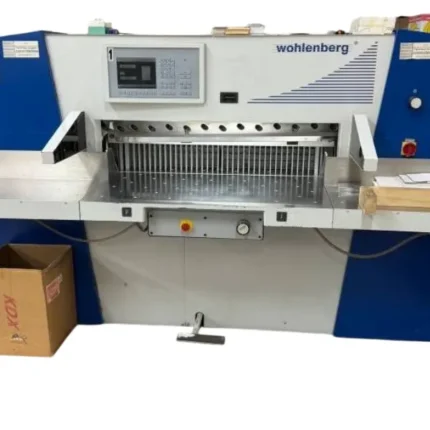 ماكينة Wohlenberg 115 | مقص ورق أوتوماتيك – عرض قطع 115 سم – موديل 1998