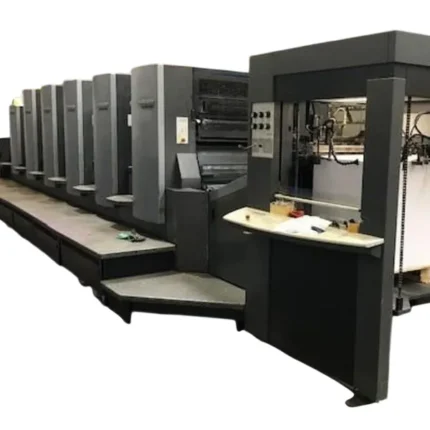 ماكينة هايدلبرج CD 102-5+LX |  5 ألوان مع ورنيش – مقاس 72 × 102 سم – موديل 2005