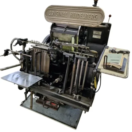 Heidelberg OHT Platen Press – 1953 – 26 × 38 cm