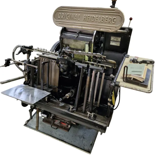Heidelberg OHT Platen Press – 1953 – 26 × 38 cm