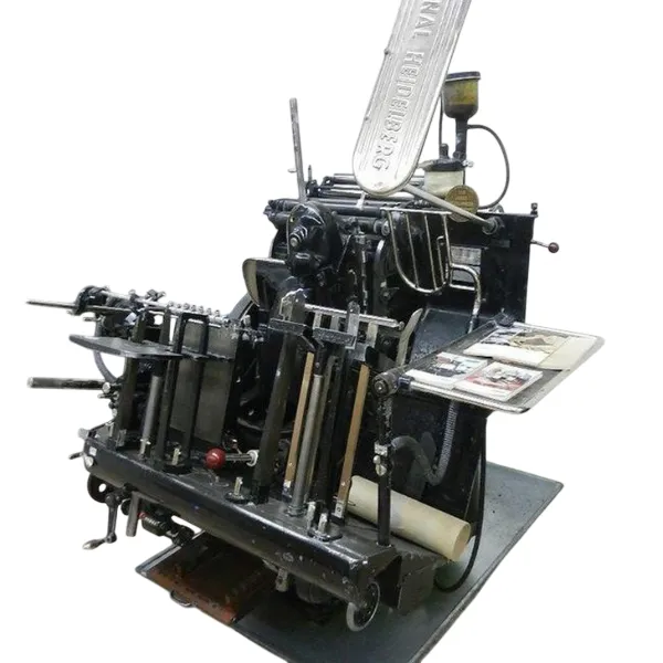 Heidelberg OHT Platen Press – 1962 – 26 × 38 cm
