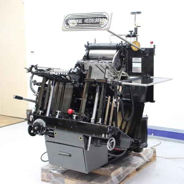Heidelberg OHT Platen Press – 1969 – 26 × 38 cm