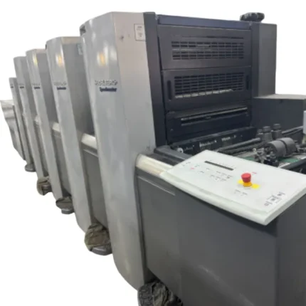 ماكينة هايدلبرج SM 52-4 LX Anicolor موديل 2011 – 4 لون + برج ورنيش مقاس 36×52 سم