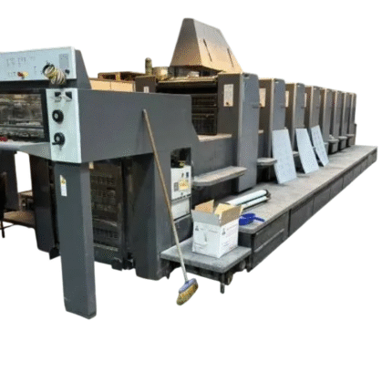 ماكينة هايدلبرج SM 74-8 P | 8 ألوان مع قلب 4/4 – مقاس 53 × 74 سم – موديل 2003