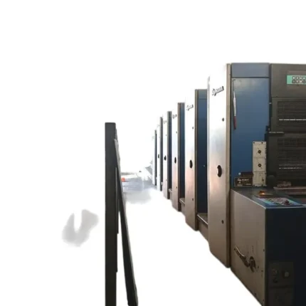 ماكينة KBA Rapida RA 105-5+L Hybrid | 5 ألوان مع ورنيش – مقاس 72 × 105 سم – موديل 2003