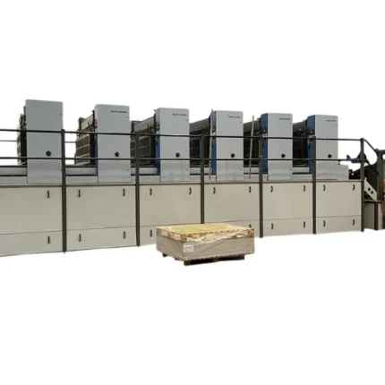 ماكينة KBA Rapida RA 162-6+L |  6 ألوان مع ورنيش – مقاس كبير 112 × 162 سم – موديل 2001