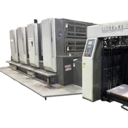 ماكينة كوموري LA 437 HUV أوفست 4 ألوان مقاس 102 × 72 سم – موديل 2015