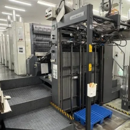 ماكينة مان رولاند 704 LV UV HiPrint Hybrid أوفست 4 ألوان مقاس 104 × 74 سم – موديل 2009