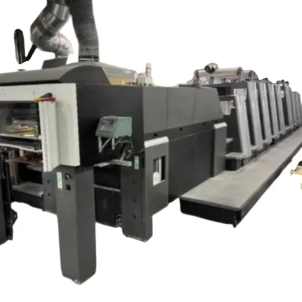 ماكينة هايدلبرج XL 75-8PLX | 8 لون مع قلب + طلاء – مقاس F – موديل 2008