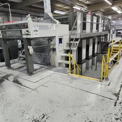 ماكينة كوموري L 440 SP | 4 لون مع قلب + Reel Sheeter – مقاس 54 × 74 سم – موديل 2004