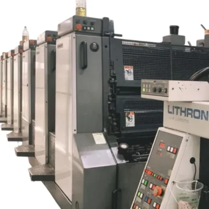 ماكينة كوموري L 632 UV | 6 لون مع نظام UV – مقاس 56 × 82 سم – موديل 2004