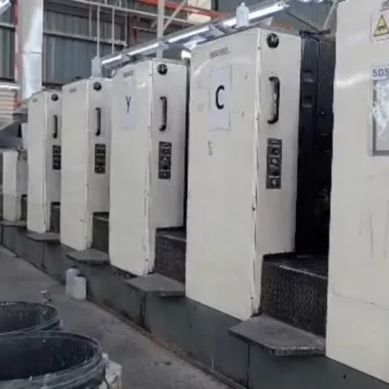 ماكينة كوموري L 640 + Coating + UV Ready | 6 لون مع طلاء وجاهزة UV – مقاس 74 × 104 سم – موديل 2000