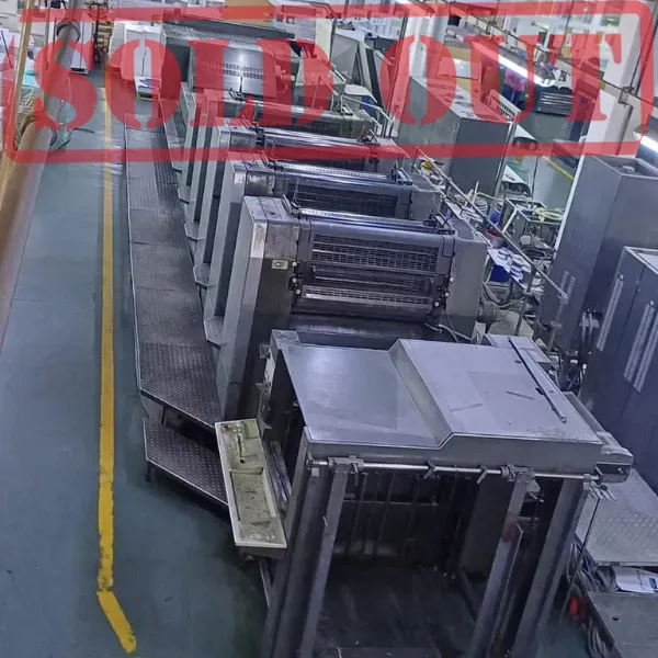 Heidelberg Speedmaster CD 102-4+LX Offset Printing Machine 72 × 102 cm – 1999